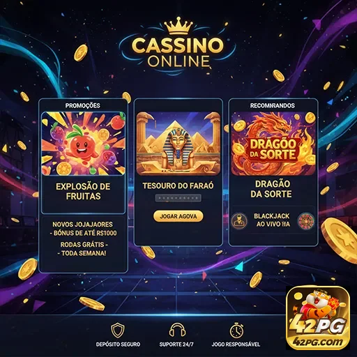 Ilustração de Descubra o aplicativo cassino 42pg para Android e iOS