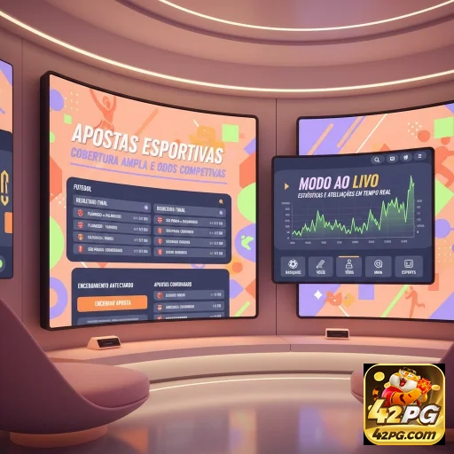 Ilustração de Explore as melhores apostas esportivas com a 42pg