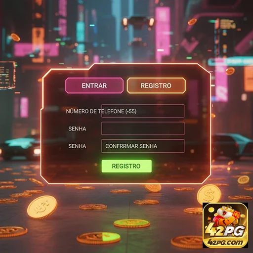 Ilustração de Cadastre-se na 42pg e tenha acesso a serviços VIP