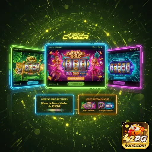 Ilustração de Explore os Slots e servicos VIP na 42pg com Diversão Garantida